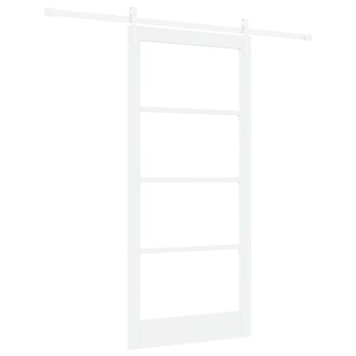 Преплъзваща се врата Бяло 93 x 202 см
