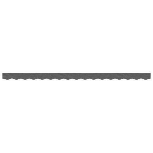 Резервно платнище за волан за тенти,антрацит ленти, 4 м