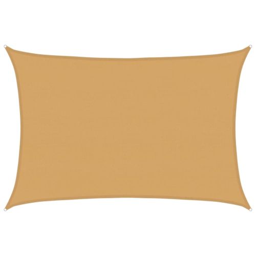 Платно-сенник, 160 г/м², правоъгълно, пясъчно, 5x6 м, HDPE