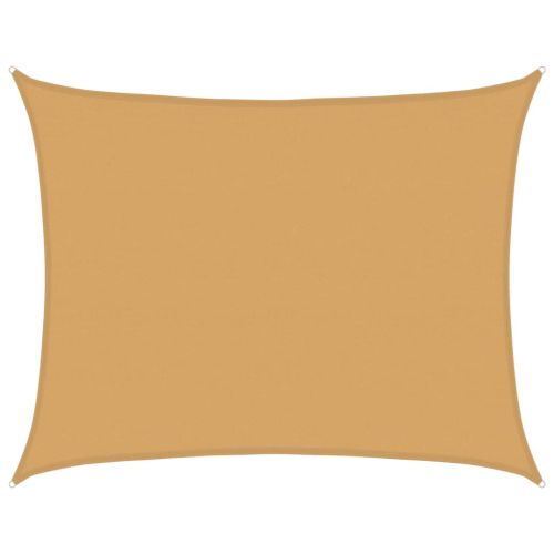 Платно-сенник, 160 г/м², правоъгълно, пясъчно, 6x7 м, HDPE