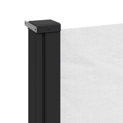 Прибираща се странична тента, бяла, 200x300 см