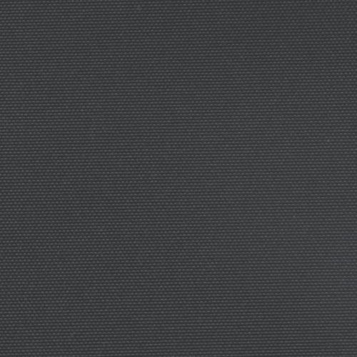 Прибираща се странична тента, черна, 220x600 см