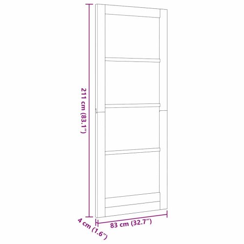 Вътрешна врата ORKDAL Бяло грундирано 83 х 211 см