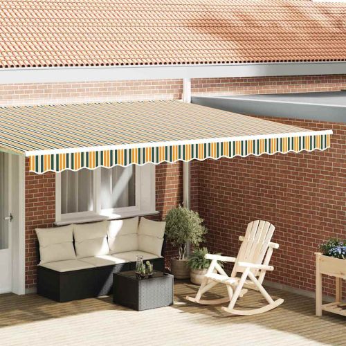 Сенник Валанс Зелен и жълт 430 x 20 см Платно