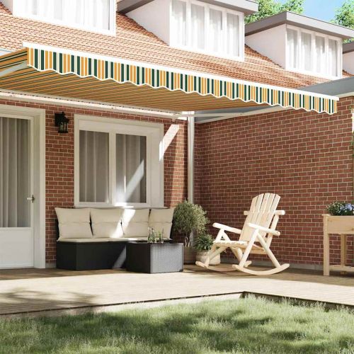 Сенник Валанс Зелен и жълт 430 x 20 см Платно