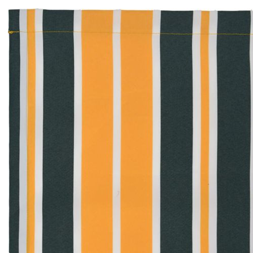 Сенник Валанс Зелен и жълт 480 x 20 см Платно