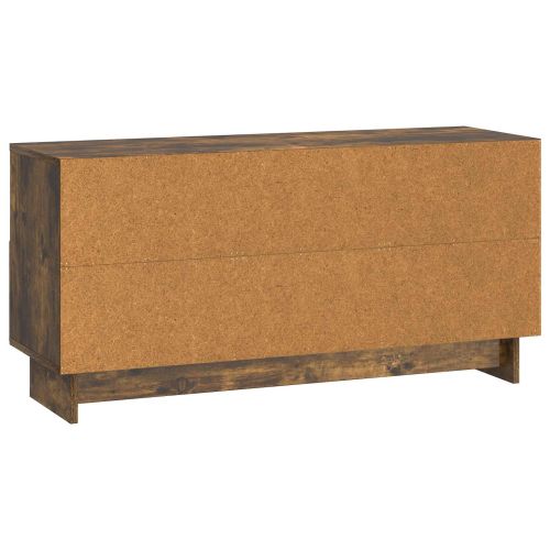 ТВ шкаф Опушен дъб 102 x 34,5 x 50 см Инженерна дървесина