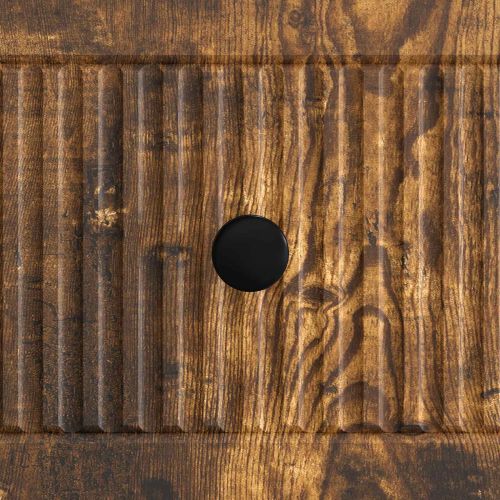 ТВ шкаф Опушен дъб 102 x 34,5 x 50 см Инженерна дървесина