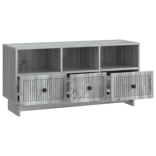 ТВ шкаф Сива сонома 102 x 34,5 x 50 см Инженерна дървесина