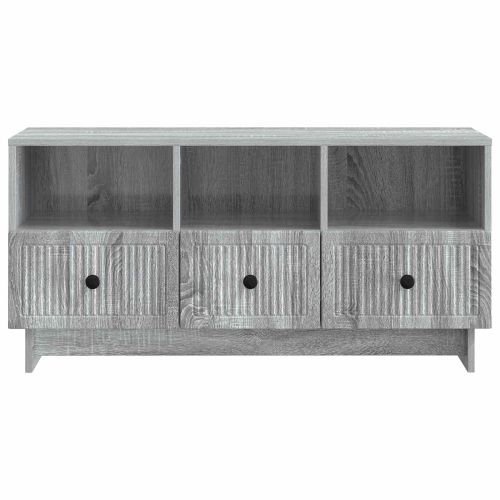 ТВ шкаф Сива сонома 102 x 34,5 x 50 см Инженерна дървесина