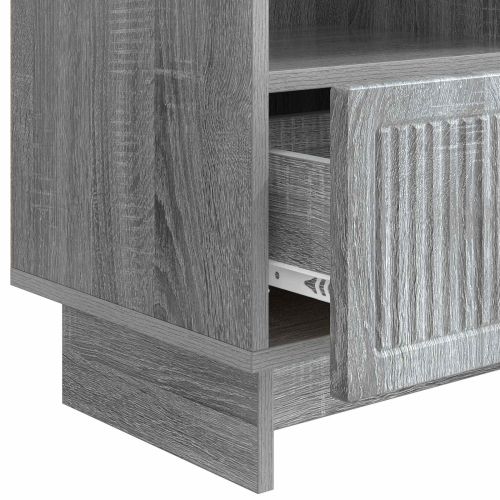 ТВ шкаф Сива сонома 102 x 34,5 x 50 см Инженерна дървесина