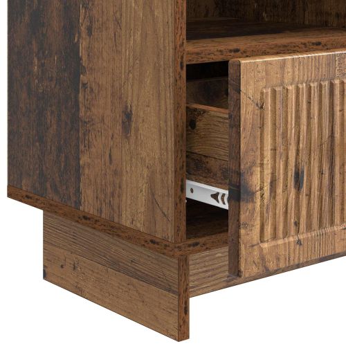 ТВ шкаф Старо дърво 102 x 34,5 x 50 см Инженерна дървесина