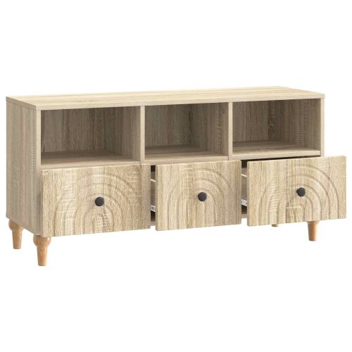 ТВ шкаф Сонома дъб 102 x 34,5 x 50 см Инженерен дървен материал