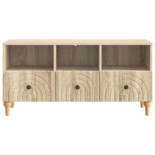 ТВ шкаф Сонома дъб 102 x 34,5 x 50 см Инженерен дървен материал
