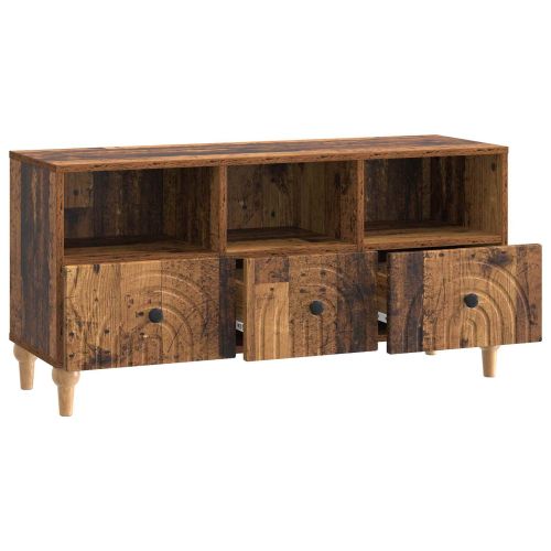 ТВ шкаф Старо дърво 102 x 34,5 x 50 см