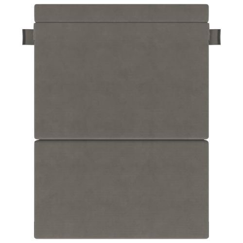 Разтегателен диван легло Светлосиво 203 x 152 x 15 см