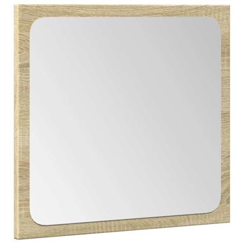 Комплект шкафове за баня от 4 части дъб сонома инженерно дърво