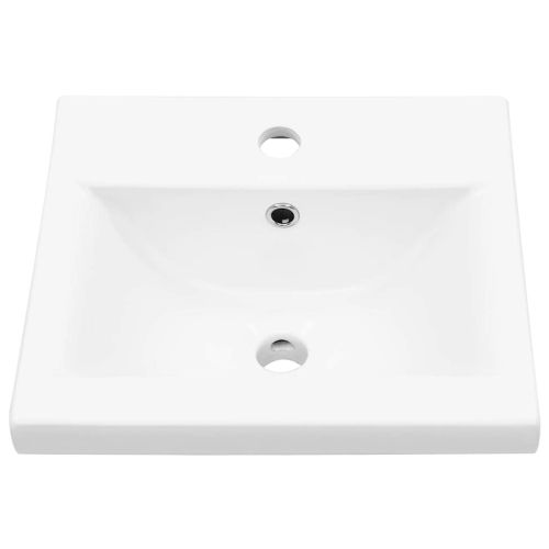 Комплект шкафове за баня от 4 части дъб сонома инженерно дърво