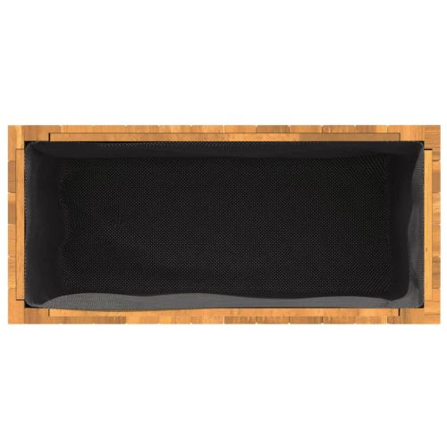 Градинска кашпа 59x27,5x35 см масивна акация