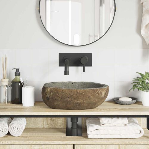 Речен камък Светлосиво (30-37) x (25-30) x 12 см Речен камък