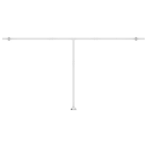 Свободностояща ръчно прибираща се тента 600x300 см кремав