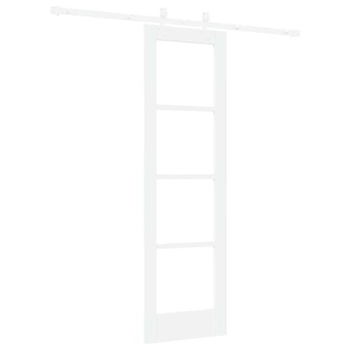 Преплъзваща се врата Бяло 61 x 198,5 см