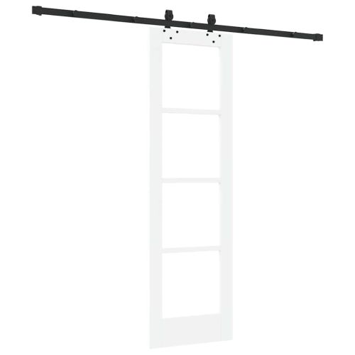 Преплъзваща се врата Бяло 61 x 198,5 см