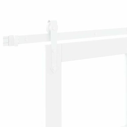 Преплъзваща се врата Бяло 61 x 198,5 см