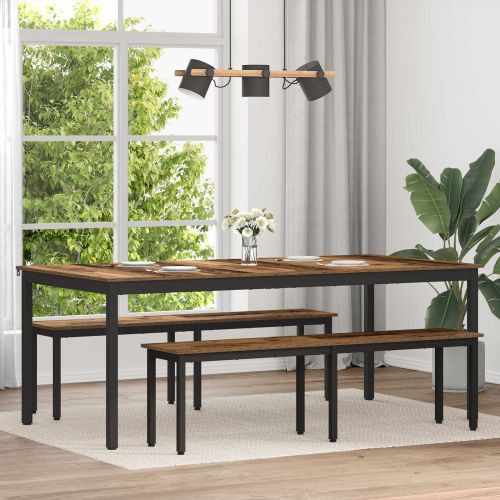 Трапезни маси 2 pcs 200 x 100 x 75 cm Инженерно дърво