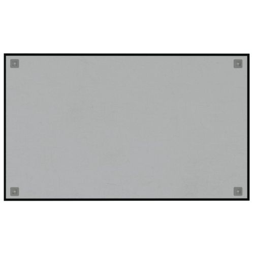 Магнитна дъска за стена, черна, 100x60 см, закалено стъкло