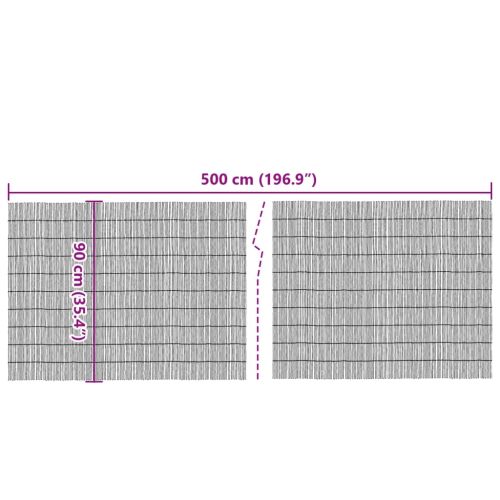 Градинска ограда 500x90 см тръстика