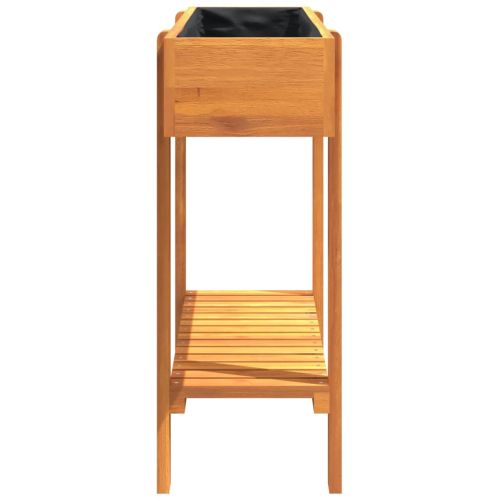 Градинско повдигнато легло, 90x30x75 см, акациево дърво масив