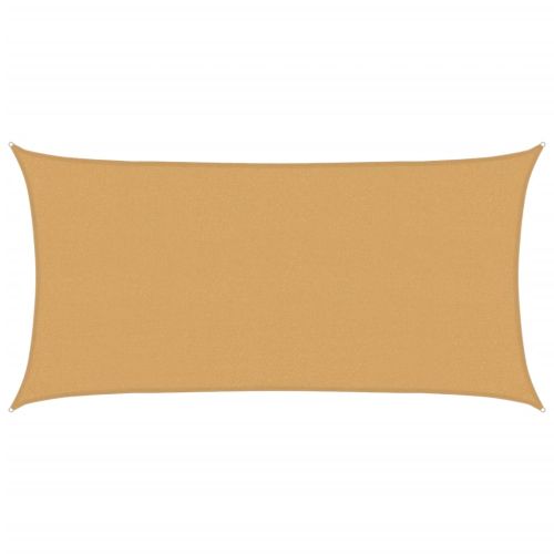 Платно-сенник, 160 г/м², правоъгълно, пясъчно, 2x4 м, HDPE