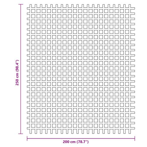 Килим за палатка, зелен, 2,5x2 м