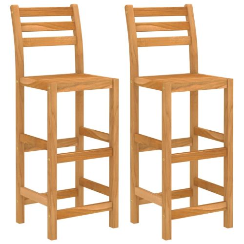 Градински бар комплект, 3 части, акациево дърво масив