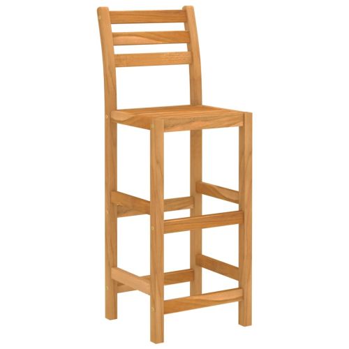 Градински бар комплект, 3 части, акациево дърво масив