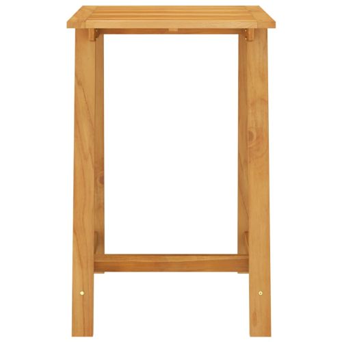 Градински бар комплект, 3 части, акациево дърво масив