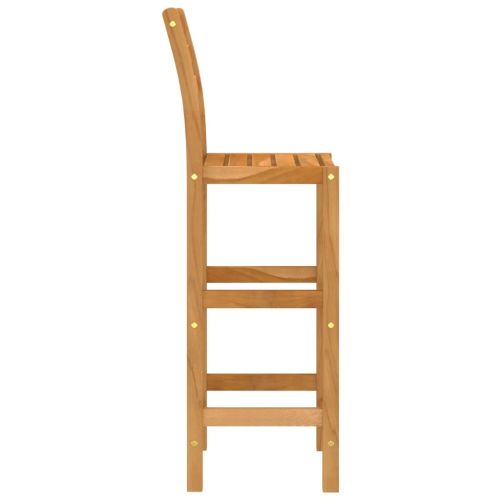 Градински бар комплект, 5 части, акациево дърво масив