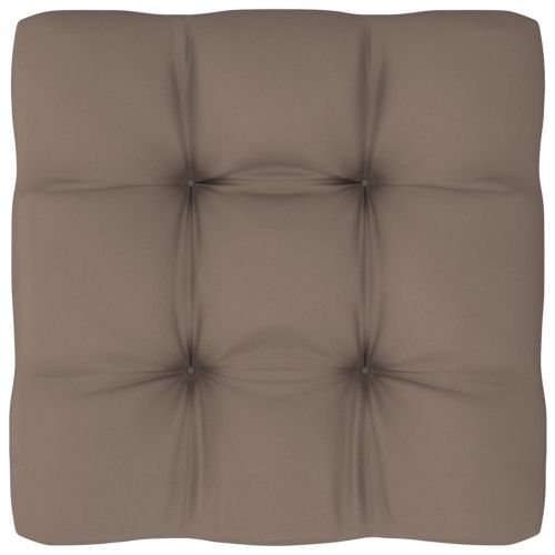 Градинска палетна табуретка сиво импрегнирано борово дърво