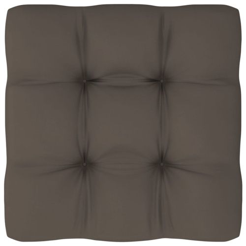 Градинска палетна табуретка бяло импрегнирано борово дърво