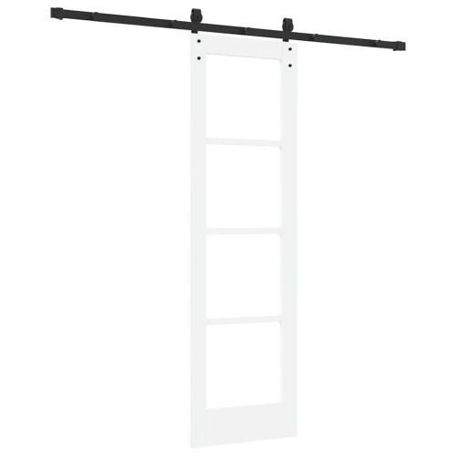 Преплъзваща се врата ORKDAL Бял и черен 61 x 198,5 см