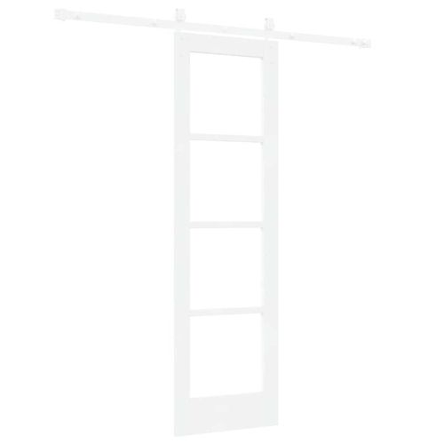 Преплъзваща се врата Бяло 61 x 198,5 см
