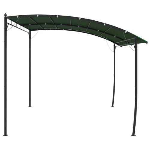 Шатра 3 x 3 x 2,55 m Зелено Тъкан и алуминий 180