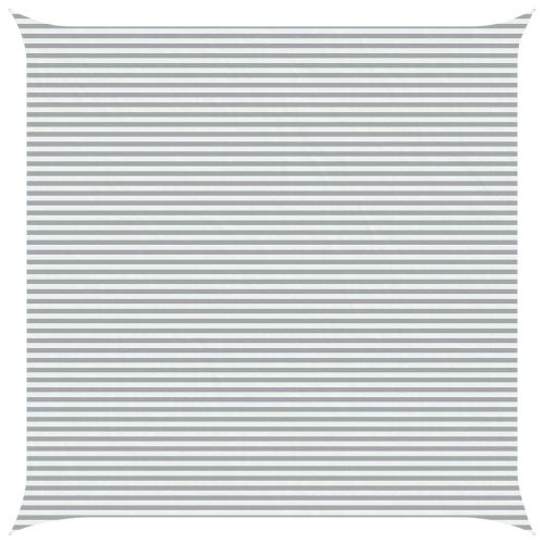 Открит слънцезащитен плат Светлосив и бял 7 x 7 m