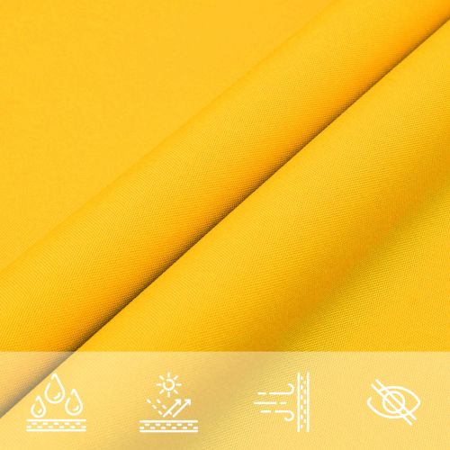 Слънчево платно за сянка Жълто 6 x 2 m 100% полиестер Оксфорд