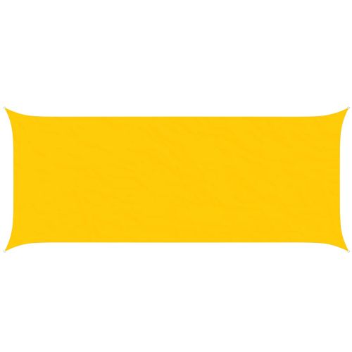 Слънчево платно за сянка Жълто 6 x 2,5 м 100% полиестер Оксфорд