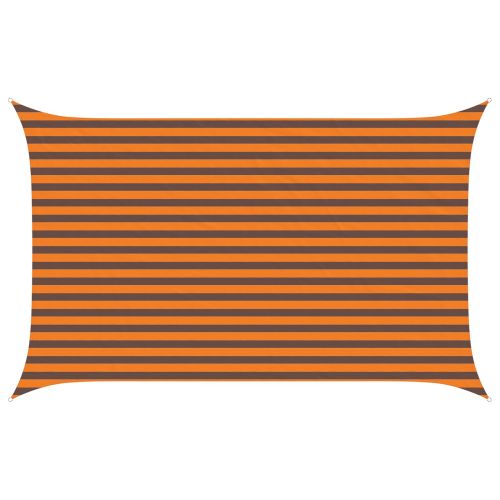 Слънчево платно за сянка Оранжево и кафяво 4 x 2,5 m