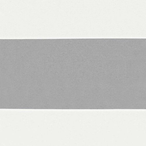 Открит слънцезащитен плат Светлосив и бял 2,5 x 2,5 x 3,5 m