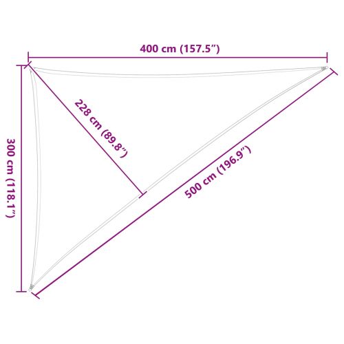 Открит слънцезащитен плат Светлосив и бял 3 x 4 x 5 m