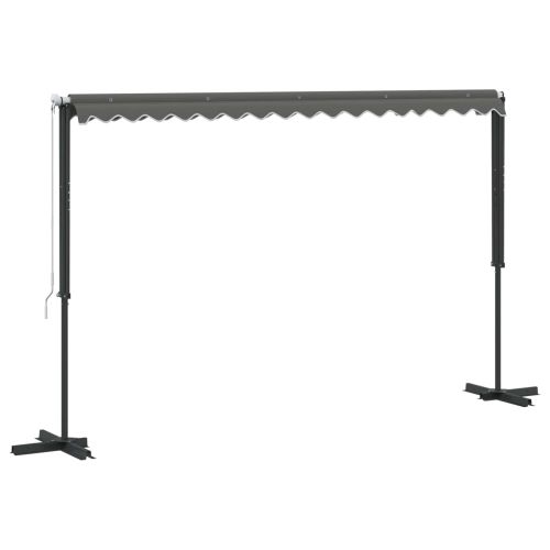 Самостоятелен сенник Сиво 4 × 3 m Полиестер